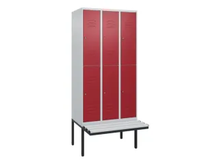 Dubbeldekse dekenkist,HxBxD 2120x900x815mm,3x2vak.,vak B 300mm - 1