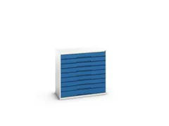 ladekast HxBxD 1000x1050x550mm 9laden romp RAL7035 front RAL5010