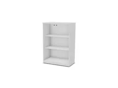 vitrinekast,HxBxD 1155x800x445mm,2xhouten vloer,3 OH,Bl-wit