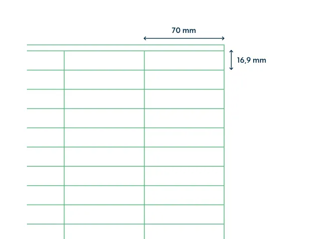 Etiket Rillstab 70x16.9mm Wit