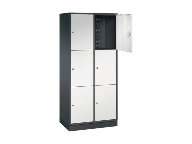 grootvolume-lockersysteem,RAL 7021/RAL 7035,HxBxD 1950x820x500mm