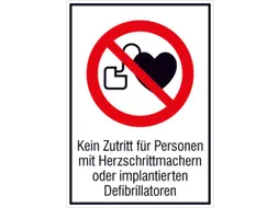 verbodsbord,“Verboden v. personen met pacemaker”,wandbord,aluminiu