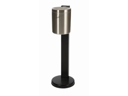 Staande Veiligheidsasbak 6 liter Rvs