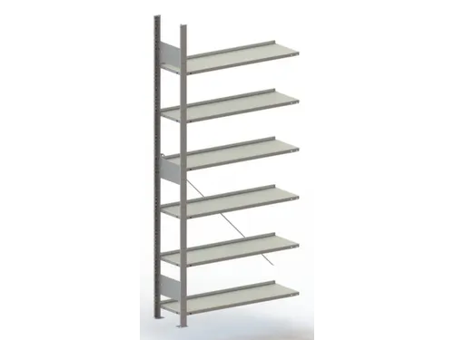 dossierstelling,aanbouwveld,HxBxD 1850x1006x336mm,vaklast 80kg