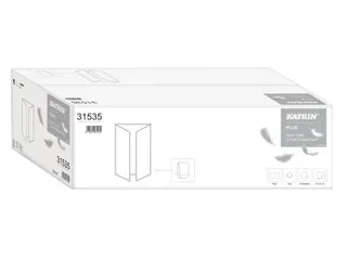 Katrin 31535 Vouwhanddoek Plus C-Vouw 2-Laags Easyflush wit - 1