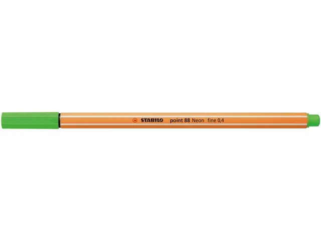 Fineliner STABILO point 88/033 neon groen 0.4mm