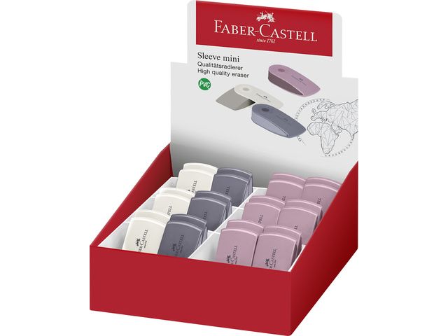 Gum mini Harmony assorti display 24 stuks | FaberCastellShop.nl