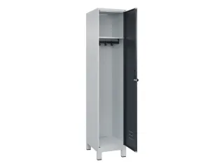 locker,HxBxD 1950x400x500mm,1vak,vak B 400mm,draaigrendel,voeten - 2
