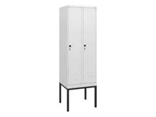 locker,HxBxD 1950x600x500mm,2vak,vak B 300mm,draaigrendel - 1