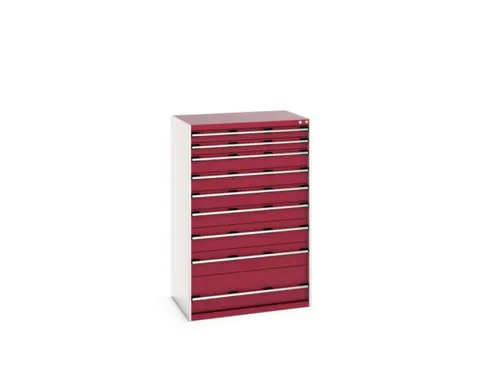 ladekast,HxBxD 1600x1050x750mm,9lade(n),lade voor zware lasten