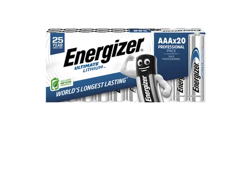 Energizer Ultimate Lithium AAA L92 1,5V verpakking 20 stuks