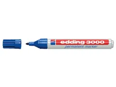 Viltstift edding 3000 rond blauw 1.5-3mm