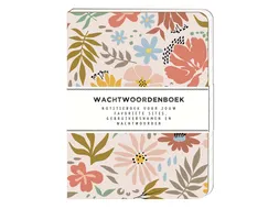 Wachtwoordenboek Interstat softcover 144vel 120x160mm Soft Floral