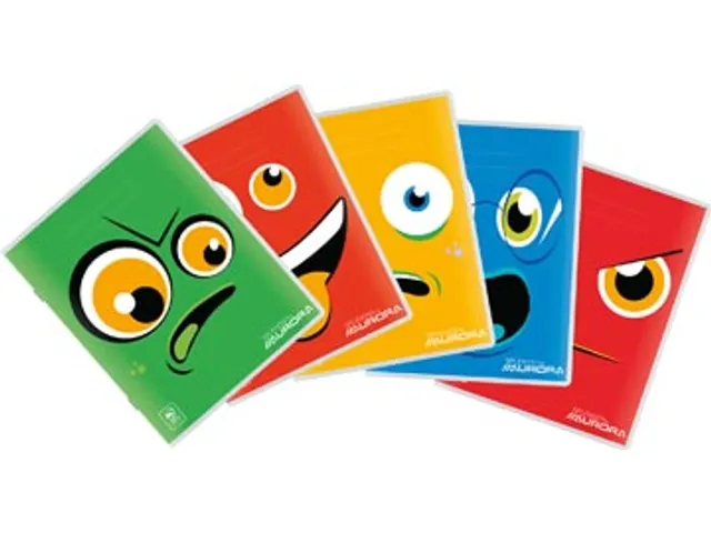 Splendid schriften 120 bladzijden, geruit 5mm 165x210mm assorti