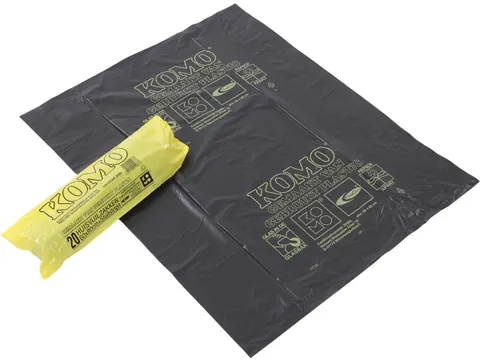 Vuilniszakken 50 Micron 60 Liter 1 Rol 20 Zakken Grijs