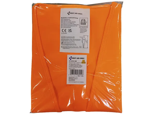 Veiligheidsvest oranje First Aid Only one size