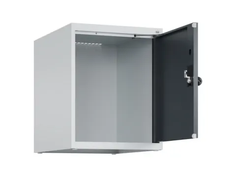 opzetkast,v. locker,1vak.,vak B 400mm,HxBxD 500x400x500mm,draaigrendel