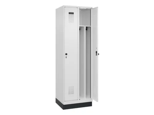 locker voor scheiding van kleding,HxBxD 1950x600x500mm,2vak