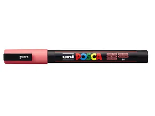 Verfstift Posca PC3M Fijne punt 0,9-1,3mm Koraal - 1