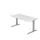 In hoogte verstelbaar bureau,HxBxD 680-850x1600x800mm,blad wit