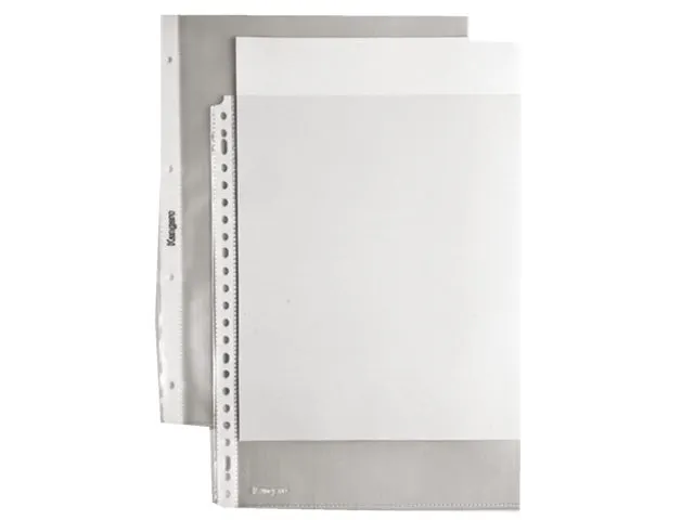 Showtas Kangaro A4 23-gaats PP 0.12mm glad