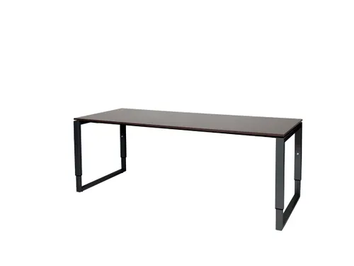 Domino Plus Bureau Hoogte Verstelbaar 2000x800mm Robson Eiken Zwart