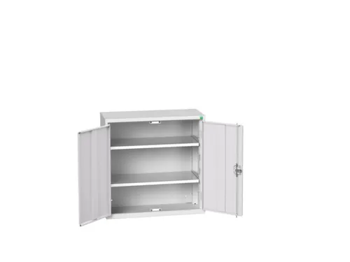 wandkast 800x800x350mm 2xStalen bodem sokkel Ral 7035 front Ral 7035