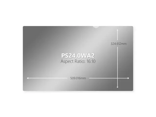 OUTLETPrivacy Filter 24 Inch 16:10 Zwart 2-weg Monitor