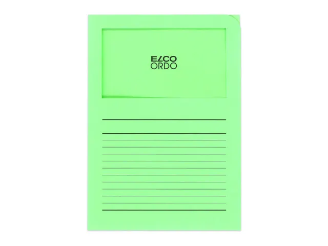 Map Elco Ordo Classico mvenst A4 120gr 220x310mm groen 100st verp10022