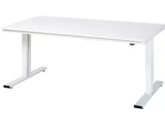 Werkbank elektrisch hoogte verstelbaar 720-1120x2000x1000mm wit RAL703