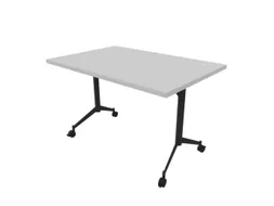 klaptafel,HxBxD 750x1200x800mm,hoekig,T-voet donkergrijs,ovale buis