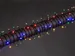Guirlande lumineuse Stella 300 LED 20m multicolore câble vert 24V
