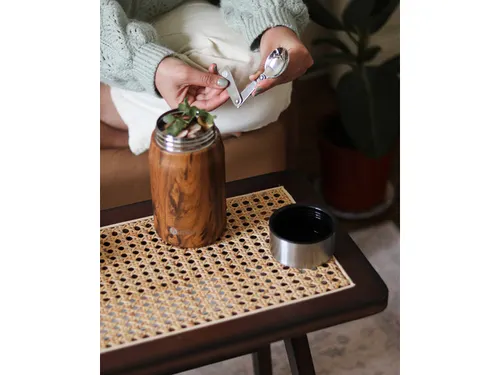 Lunchbox Les Artistes Paris 700ml geïsoleerd met lepel Wood