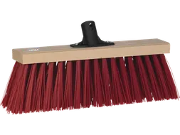 Classic 2517 bezem 35cm rood pvc mediu steelaansluiting