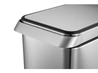 Afvalbak Touch Bar 30 Liter Mat Rvs - 3