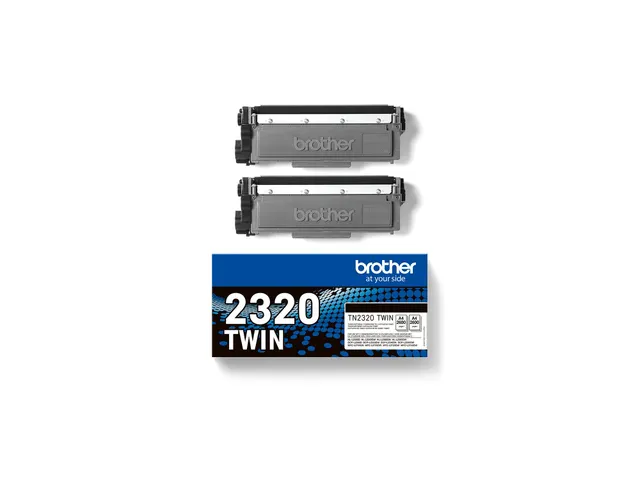 Brother TN2320TWIN Toner Zwart Duopack