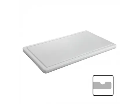 Caterchef HACCP Snijblad Wit met geul 50x30x2cm