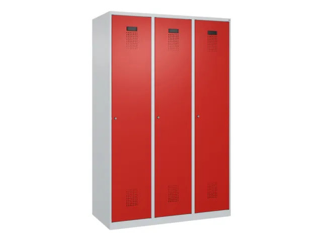 locker voor scheiding van kleding,HxBxD 1850x1200x500mm,3vak