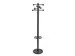 Kapstok MAUL Grando staand 175cm 16 haken zwart RAL9004