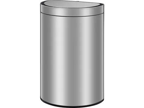 Mirage Semi-round Prullenbak Sensor Bin 47 Liter Mat Rvs