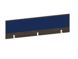 baliepaneel bureau aanbouw achter NV bruin hickory BN6016-blauw 1600mm