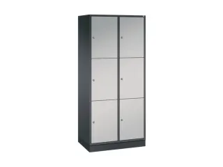 grootvolume-lockersysteem,HxBxD 1950x820x500mm,2x3vakken,cil.-slot - 2