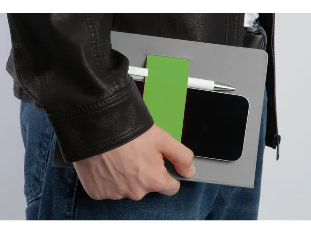 Carnet Sigel Linescape Neo A5 gris clair/citron vert couverture rigide