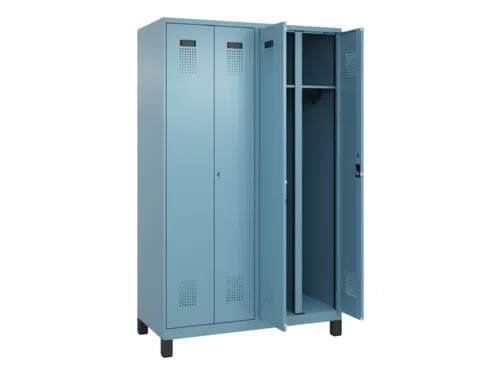 locker voor scheiding van kleding,HxBxD 1950x1200x500mm,4vak