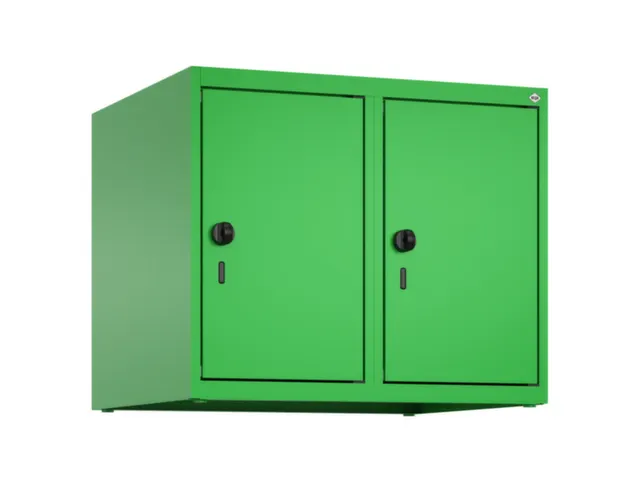 opzetkast,v. locker,2vak.,vak B 300mm,HxBxD 500x600x500mm,draaigrendel