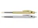 Stylo bille Bic M10 Shine or et argent