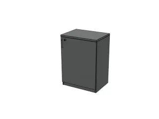 kantoorkast,HxBxD 825x600x445mm,MS-donkergrijs - 1
