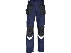 Cofra Bricklayer werkbroek, zwart/marineblauw, maat 62, per stuk