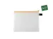 etui A5 PVC-vrij transparant met gele rits