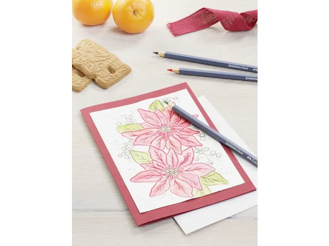 Crayon de couleur Aquarellable Faber-Castell Goldfaber etui 48 pces